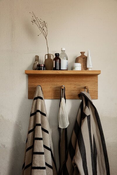 Bathrobes, Field robe, sand - black, Beige