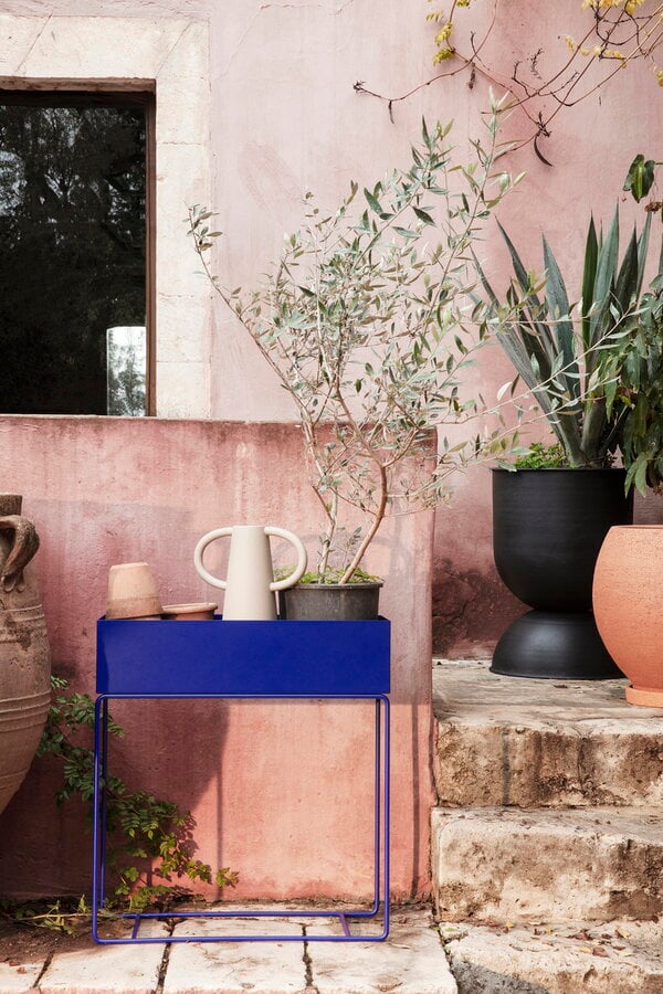 Blompiedestal, Plant Box, klarblå, Blå