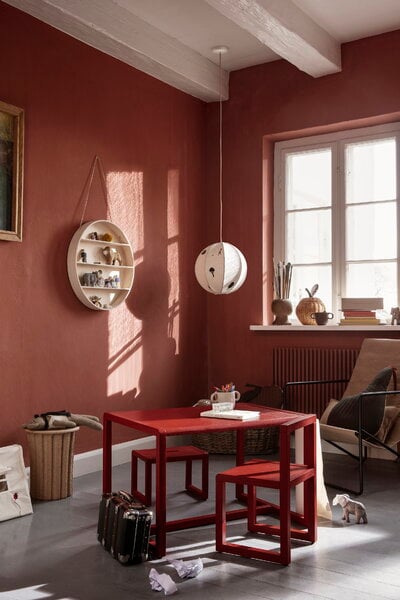 Lasten huonekalut, Little Architect pöytä, punainen, Punainen
