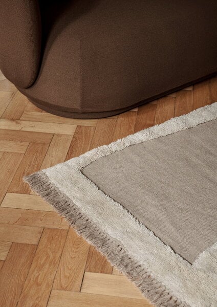 Wool rugs, Alley wool rug, 140 x 200 cm, natural, Beige