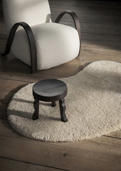 Wool rugs, Forma wool rug, 103 x 155 cm, off-white, White