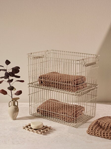 Bathroom accessories, Ceramic soap tray, cashmere, Beige