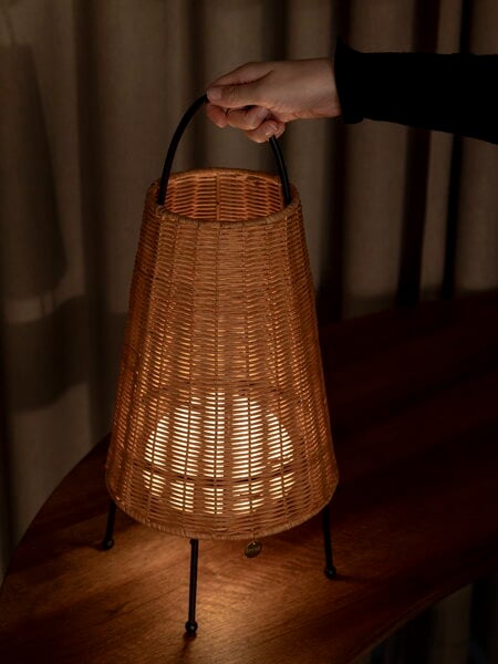 Table lamps, Porti Braided portable table lamp, natural, Natural