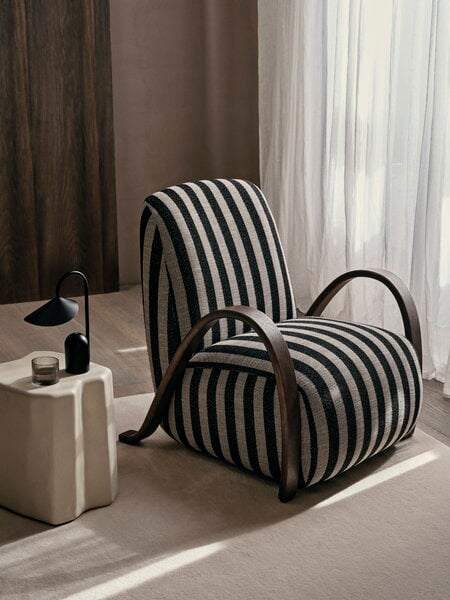 Armchairs & lounge chairs, Buur lounge chair, Louisiana sand - black, Black