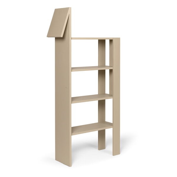 Mobili per bambini, Libreria Giraffe, color cashmere, Beige