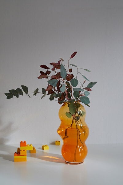 Vases, Muse vase, large, saffron, Yellow