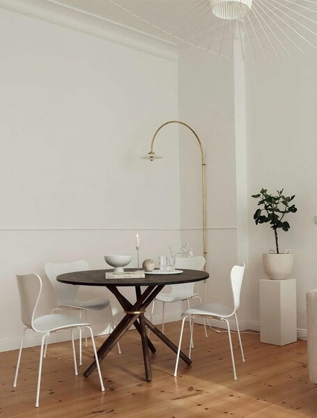 Ruokapöydät, Hector ruokapöytä, 120 cm, tumma tammi, Ruskea