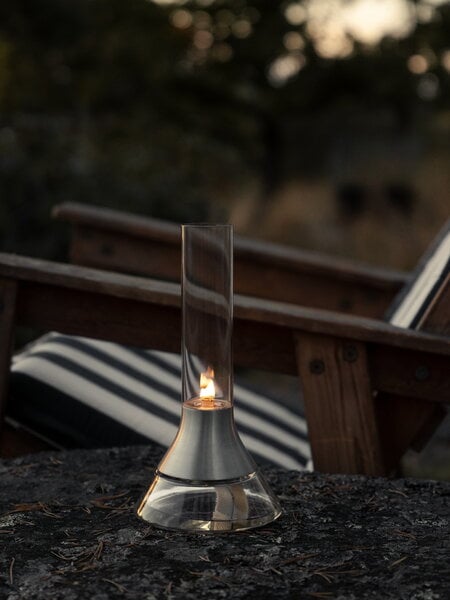 Design House Stockholm Fyr kerosene lamp, matte silver | Finnish Design ...