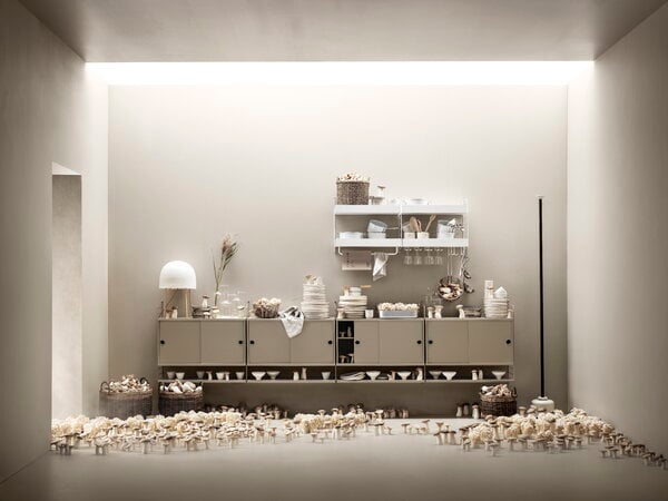 String Furniture String hanger rack 30 cm, 2-pack, white | Finnish ...