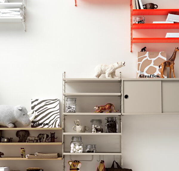 String Furniture String Pocket hylly, valkoinen | Finnish Design Shop