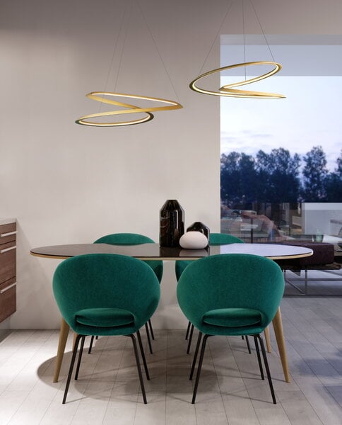 Pendant lamps, Kepler Petite pendant, downlight 2700K, gold, Gold