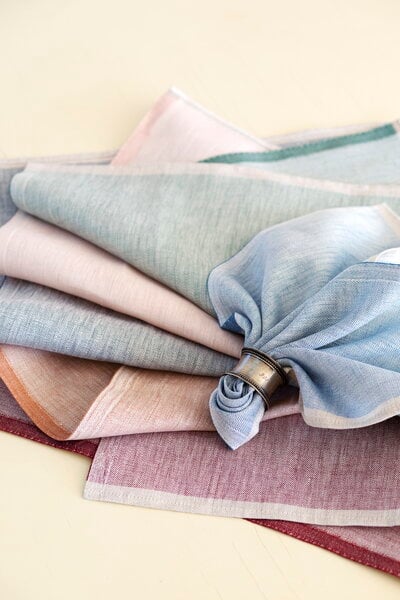 Cloth napkins, Aamu napkin, 48 x 48 cm, cinnamon, Brown