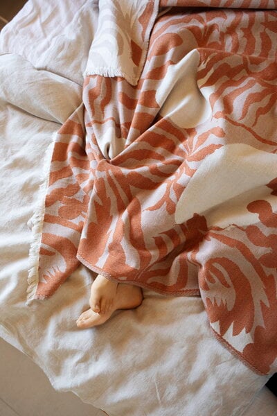 Blankets, Kuutamo blanket, beige - cinnamon, Beige