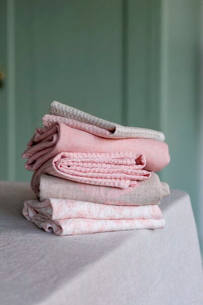 Rengöringsprodukter, Eeva disktrasa/handduk, 25 x 32 cm, linne - rosa, Beige