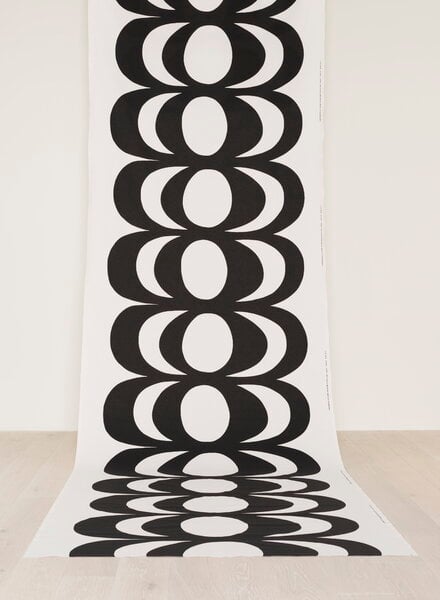 Tessuti Marimekko, Tessuto Kaivo, bianco e nero, Bianco e nero