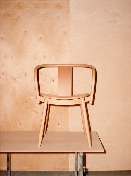 Ruokapöydän tuolit, Icha tuoli, luonnollinen pyökki, Luonnonvärinen
