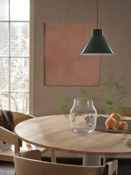 Tables de salle à manger, Table Midst, 120 cm, chêne huilé - gris, Gris