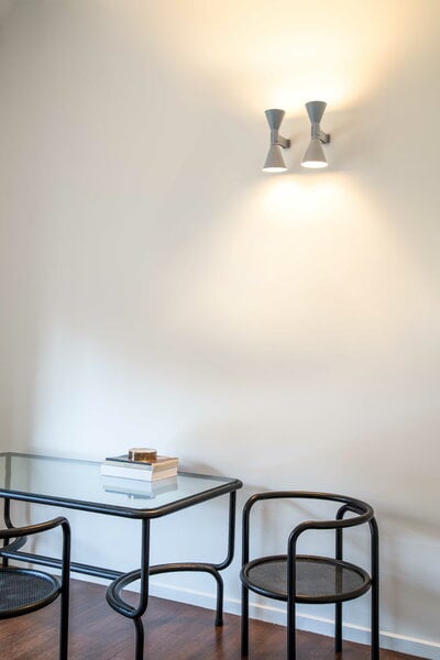Wall lamps, Applique de Marseille Mini wall lamp, grey, Gray