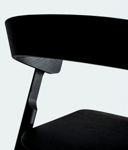Dining chairs, Nude chair, black, Black