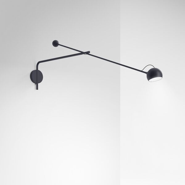 Wall lamps, IXA Arm wall lamp, anthracite, Gray