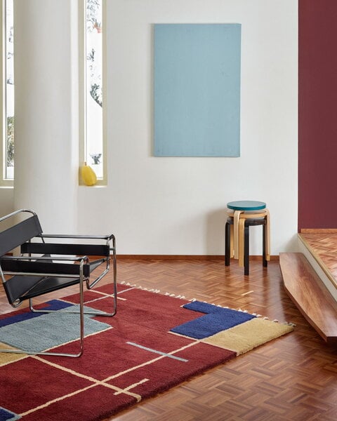 Wool rugs, Path 01 rug, Multicolour