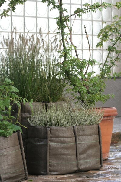 Outdoor planters & plant pots, Baclong 2 fabric planter, 70 L, geotextile, Brown