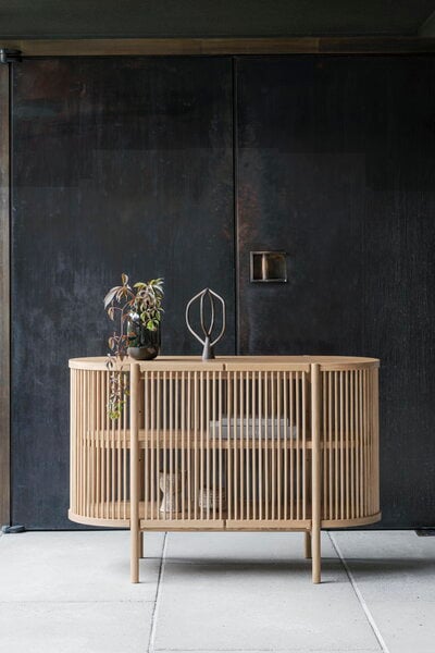 Sideboards und Kommoden, Petit Bastone Sideboard mit Türen, Schwarz, Schwarz