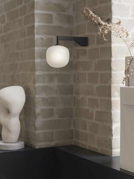 Wall lamps, Rime wall lamp, black, Black