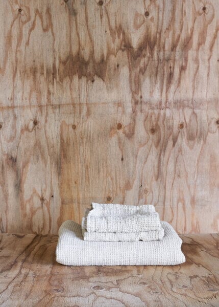 Asciugamani da bagno, Asciugamano Waffle, 40 x 60 cm, 2 pz, naturale, Naturale
