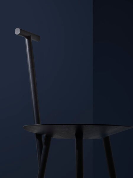 Dining chairs, Spade chair, navy blue, Blue