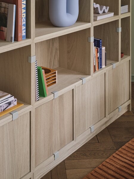 Shelving units, Mini Stacked 2.0, large, oak , Natural