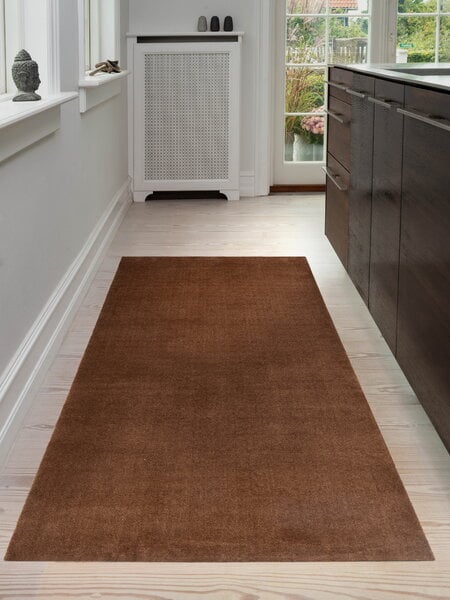 Other rugs & carpets, Uni color rug, 90 x 200 cm, cognac, Brown