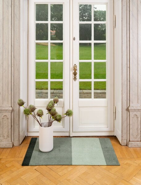 Altri tappeti, Tappeto Stripes Horizontal, 67 x 120 cm, verde, Verde