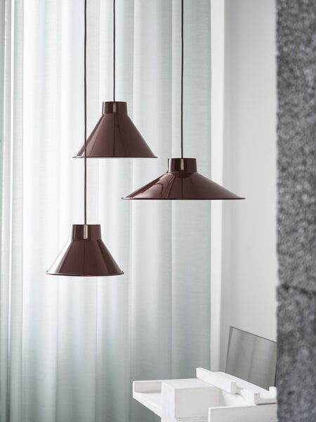 Pendant lamps, Top pendant lamp, 28 cm, grey, Gray