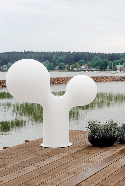 Floor lamps, Double Bubble lamp, XL, outdoor, White