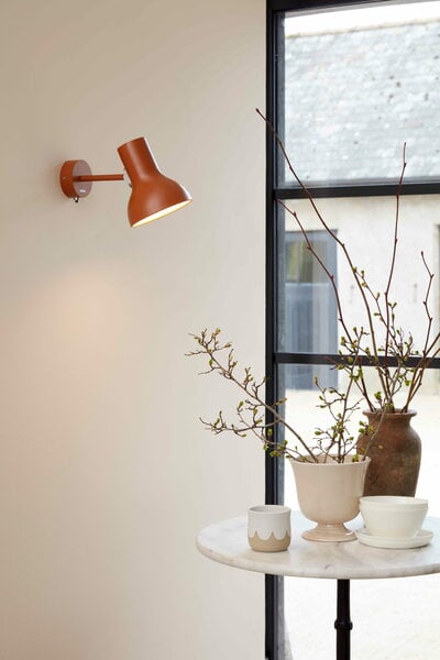 Wall lamps, Type 75 Mini wall light, Margaret Howell Edition, sienna, Orange