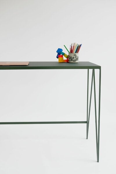 Desks, Study desk, linoleum, deep green, Green