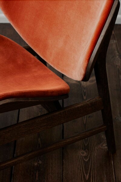 Armchairs & lounge chairs, The Orange lounge chair, smoked oak - brick red/rusty rose, Brown