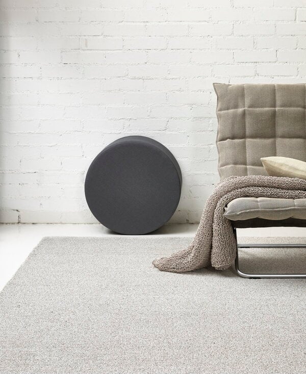 Poltrone, Sedia K, stretta, base tubolare, stone/nero, Beige