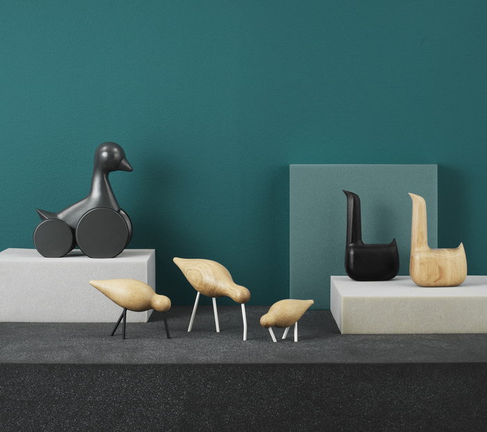 Sisustusyksityiskohta Normann Copenhagen Natural Black Wood Oak