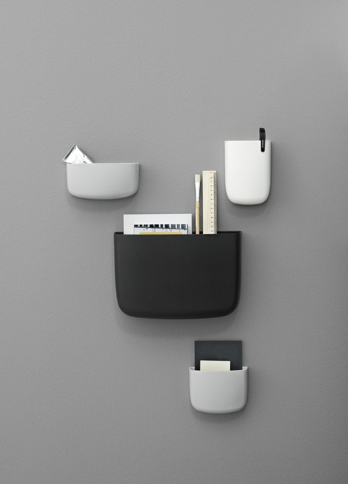 Säilytys Normann Copenhagen White Plastic Gray Black