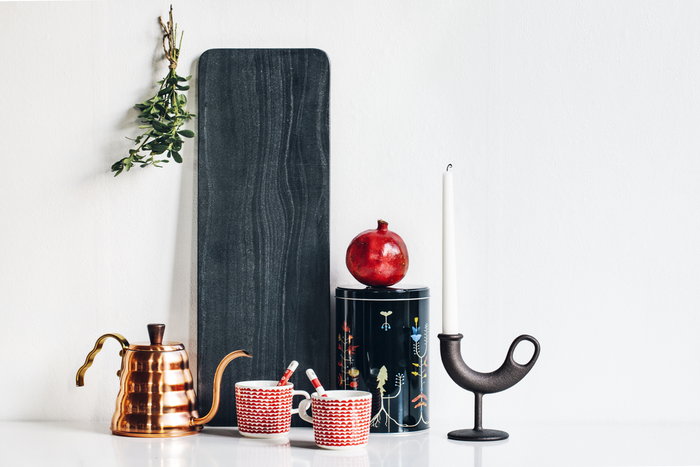 Joulu Kynttilät Nedre Foss Black Metal Iittala Hario Copper Louise Roe Copenhagen Marimekko Red