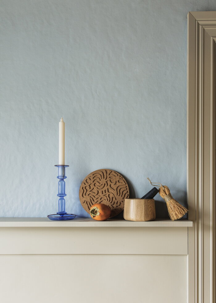 Kattaus Sisustusyksityiskohta HAY Light blue Glass Marimekko Natural Normann Copenhagen Wood Oak