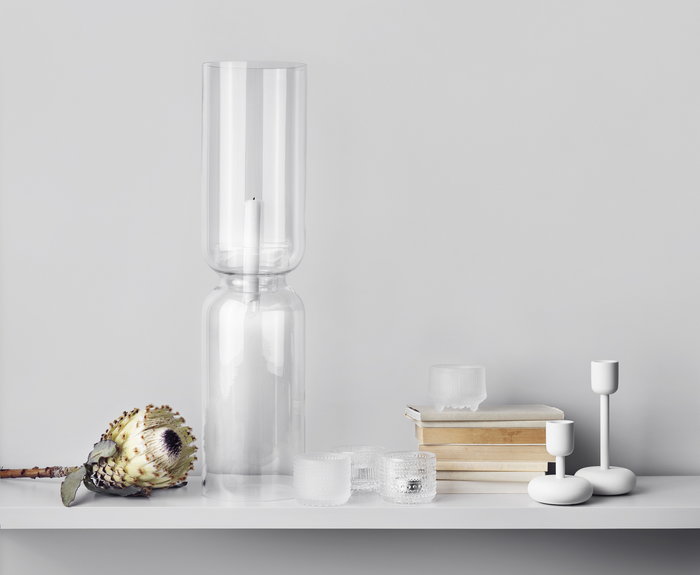 Kattaus Kynttilät Iittala Transparent White