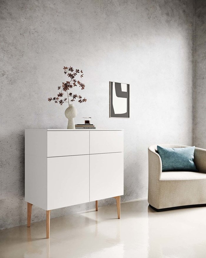 Säilytys Lundia Bianco Rovere Paper Collective Bianco e nero