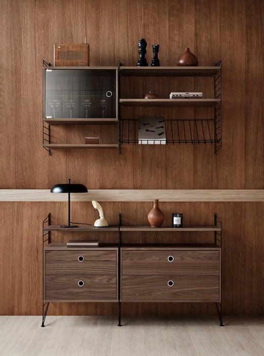 kaappi String Furniture Brown Wood Natural