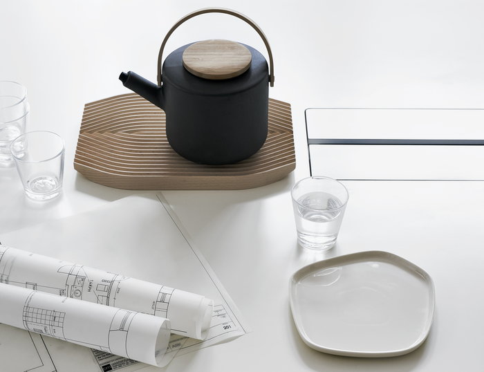 Työpisteet Sisustusyksityiskohta HAY Iittala Bianco Trasparente Vetro Stelton Nero Ceramica Adi Legno