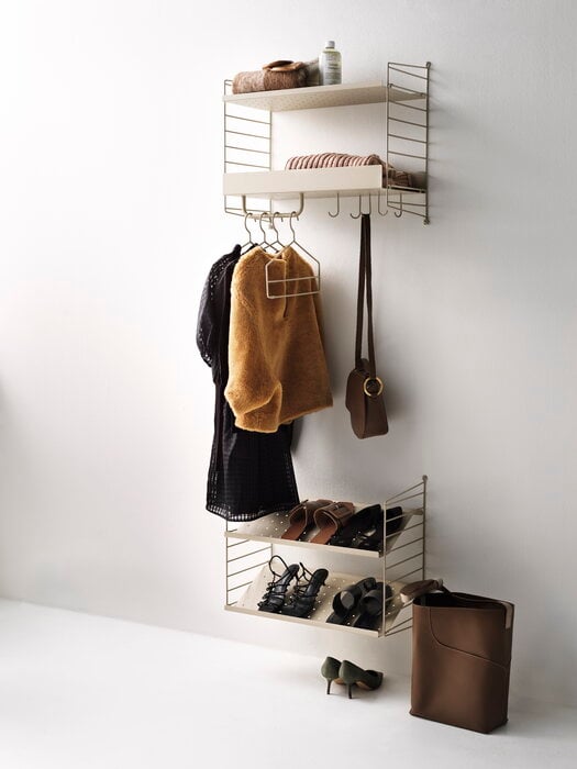 String Furniture Beige Metal