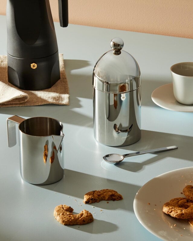 Alessi 90024 sokeriastia ja lusikka, ruostumaton teräs, näkymä 2