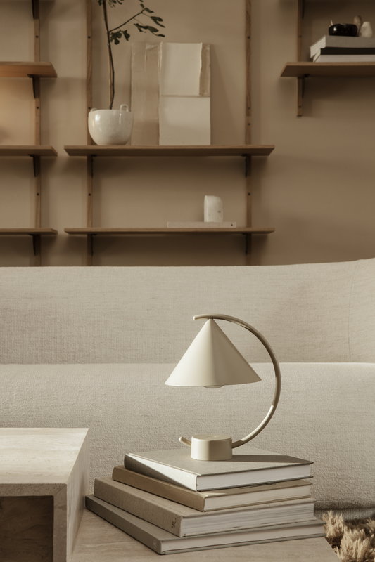 ferm LIVING Meridian table lamp, cashmere | Finnish Design Shop